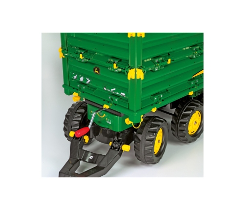 Rolly Toys rollyMulti Trailer -  Przyczepa Wywrotka Rolly Multi John Deere 3 osiowa