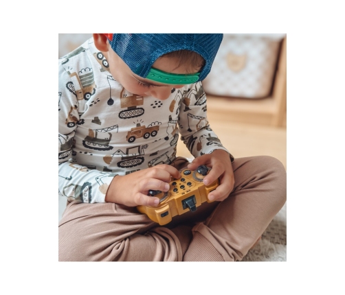 WOOPIE Zdalnie Sterowany Wózek Widłowy 2w1 Dźwig RC - Skala 1:24