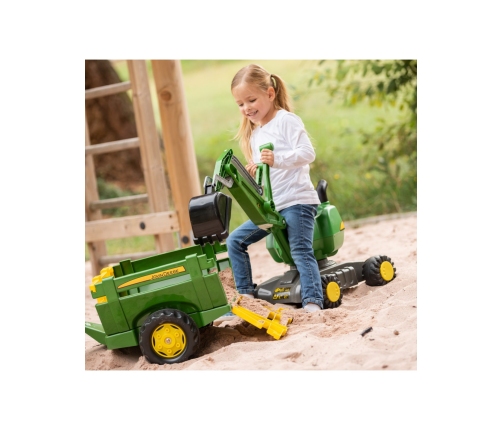 Трактор-каталка Rolly Toys RollyDigger John Deere Green