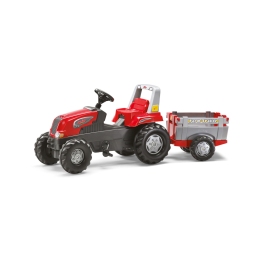 Rolly Toys RollyJunior RT - Traktor na pedały z przyczepą Junior 3-8 lat do 50kg
