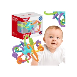 WOOPIE BABY ZABAWKA SENSORYCZNA GRZECHOTKA GRYZAK 2w1