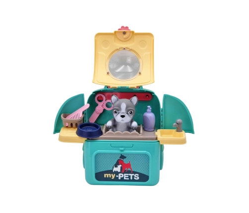 WOOPIE Pies Przenośny Salon Piękoności 2w1 w Plecaku Transporter