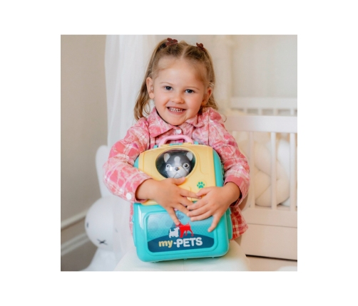 WOOPIE Pies Przenośny Salon Piękoności 2w1 w Plecaku Transporter