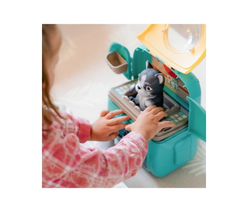 WOOPIE Pies Przenośny Salon Piękoności 2w1 w Plecaku Transporter