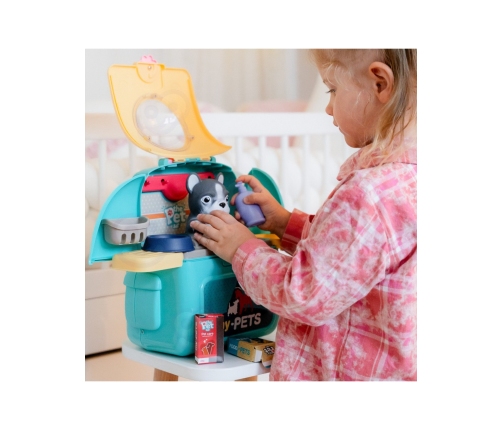 WOOPIE Pies Przenośny Salon Piękoności 2w1 w Plecaku Transporter