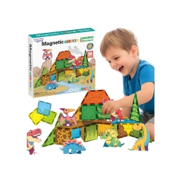 WOOPIE Magnetyczne Klocki Konstrukcyjne 7,5 cm Dino 30 el. WOOPIE Magnetyczne Klocki Konstrukcyjne 7,5 cm Dino 30 el.