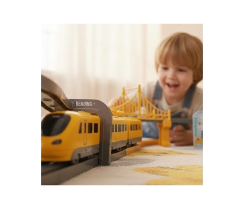 WOOPIE Kolejka Elektryczna Pendolino Zestaw 92el.