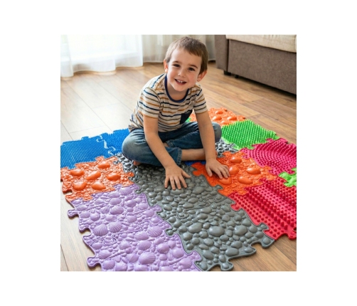 WOOPIE Mata Sensoryczna Ortopedyczna Puzzle 8 el. WERSJA-1A