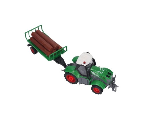 WOOPIE Traktor z Przyczepą na Pilota Sterowany RC - Skala 1:24