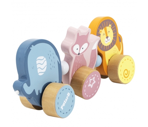 Drewniana zabawka zwierzątka do ciągnięcia Viga Toys Montessori