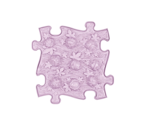 WOOPIE Mata Sensoryczna Ortopedyczna Puzzle 11 el. - Kolor Różowy/Fioletowy