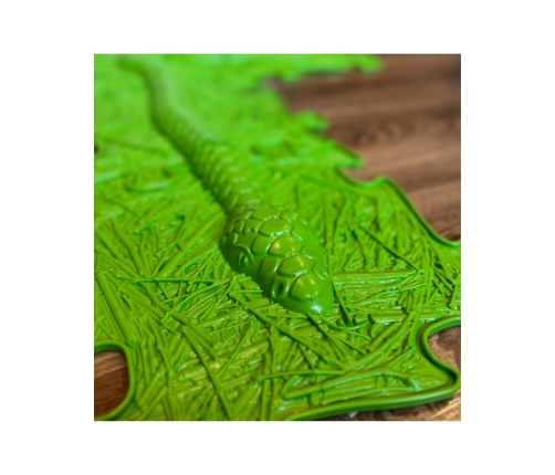 WOOPIE Mata Sensoryczna Ortopedyczna Puzzle Wąż Zielony 6 el.