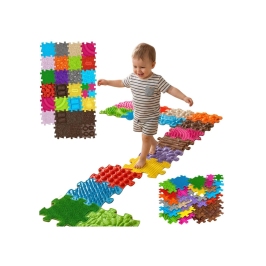 WOOPIE Mata Sensoryczna Ortopedyczna Royal Puzzle 26 el. + 4 małe WOOPIE Mata Sensoryczna Ortopedyczna Royal Puzzle 26 el. + 4 małe