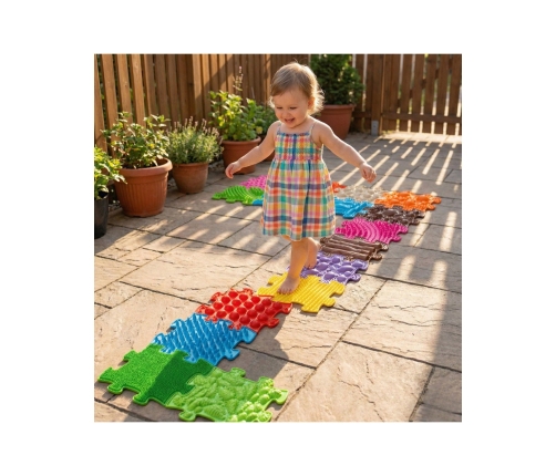 WOOPIE Mata Sensoryczna Ortopedyczna Royal Puzzle 26 el. + 4 małe