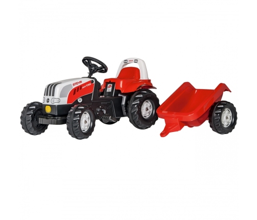 Rolly Toys rollyKid Steyr 6165 CVT  Traktor na Pedały z Przyczepą Steyr