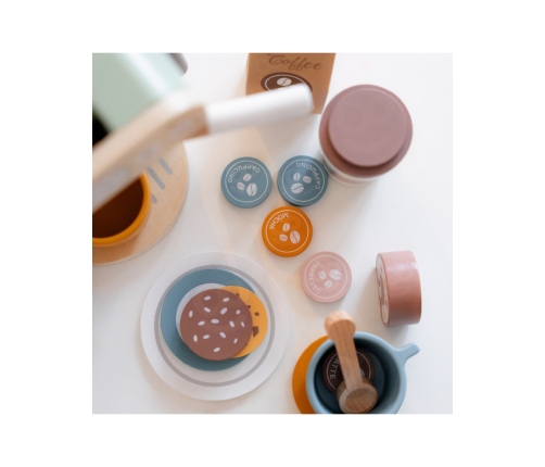 WOOPIE GREEN Drewniany Ekspres do Kawy 25 el Cukiernia Barista