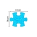 WOOPIE Mata Sensoryczna Ortopedyczna Puzzle 11 el. - Kolor Niebieski/Zielony