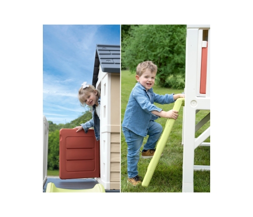 Smoby Domek Na Palach Ze Zjeżdżalnią