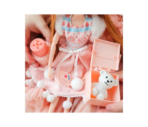 WOOPIE ROYAL Lalka Emi Świąteczna Księżniczka z Misiem