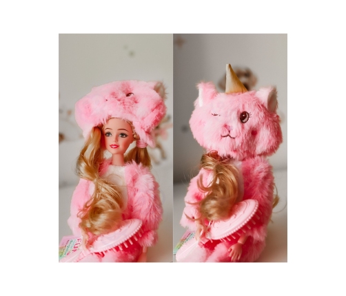 WOOPIE ROYAL Lalka Emi w Różowym Przebraniu Misia