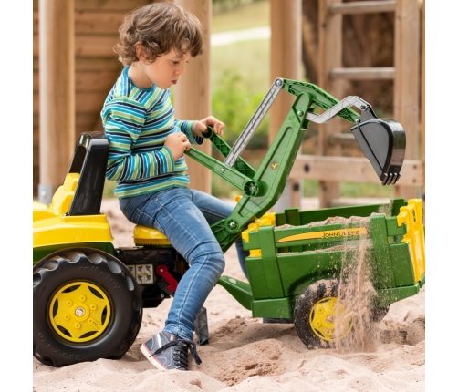 John Deere RollyBackhoe - Koparka Rolly Toys doczepiana łyżka