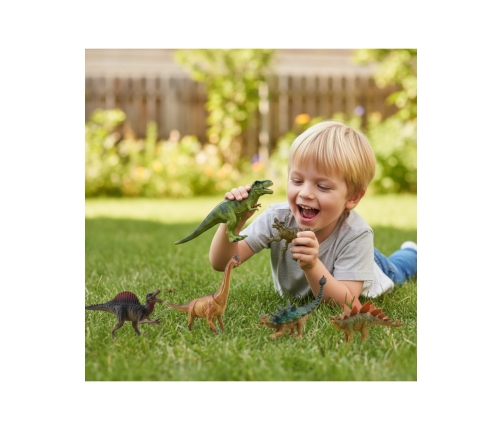 WOOPIE Zestaw Figurek Dinozaurów 6 Sztuk T-Rex