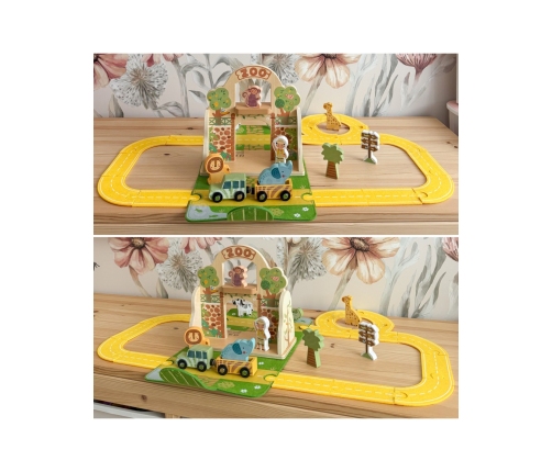 TOOKY TOY Zestaw Mini ZOO Przenośny Zestaw Torba Zwierzęta