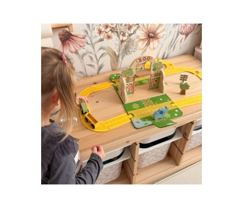 TOOKY TOY Zestaw Mini ZOO Przenośny Zestaw Torba Zwierzęta