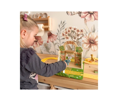 TOOKY TOY Zestaw Mini ZOO Przenośny Zestaw Torba Zwierzęta