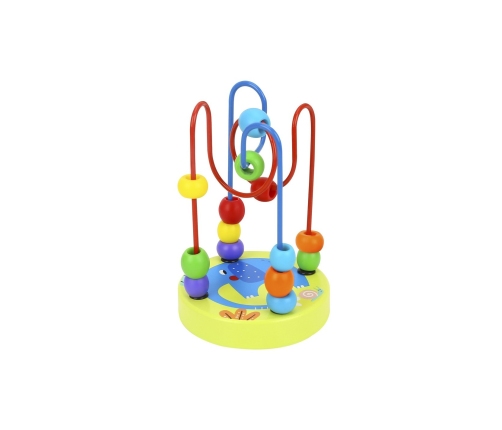 TOOKY TOY Drewniana Edukacyjna Pętla Motoryczna Labirynt Przeplatanka