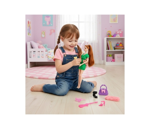 WOOPIE ROYAL Lalka Emi 30 cm - 12 Ukrytych Niespodzianek + Ubranka i Dodatki