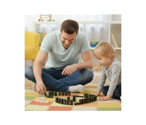 WOOPIE Domino Gra Logiczna Rodzinna 28 Klocków