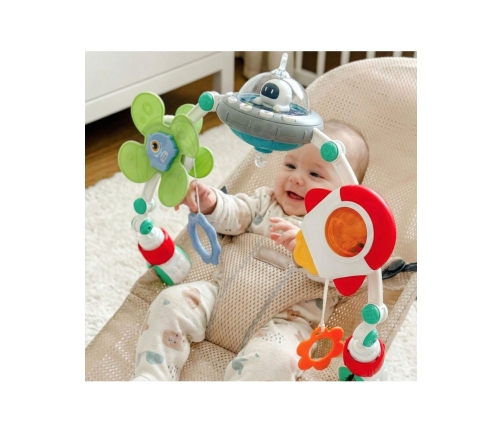 WOOPIE BABY Pałąk Łuk Zawieszka do Łóżeczka Wózka Fotelika Kosmos