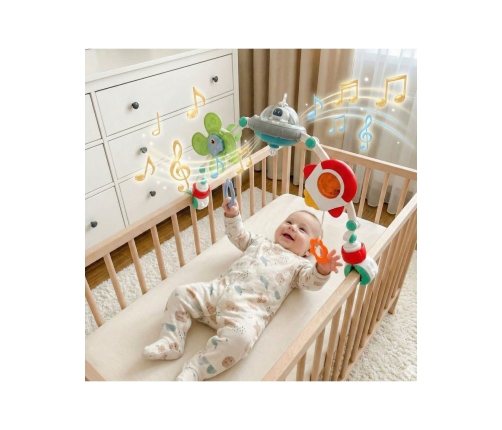 WOOPIE BABY Pałąk Łuk Zawieszka do Łóżeczka Wózka Fotelika Kosmos