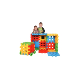 WOOPIE Klocki Edukacyjne Wafle Ogrodzenie Domek WOOPIE Klocki Edukacyjne Wafle Ogrodzenie Domek