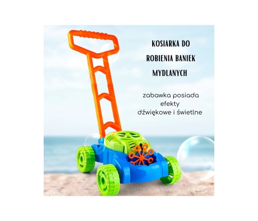 WOOPIE Kosiarka Bańki Mydlane Dźwięki Płyn