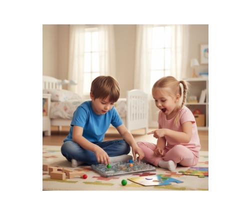 WOOPIE Klasyczna Gra Rodzinna Węże i Drabiny 3D