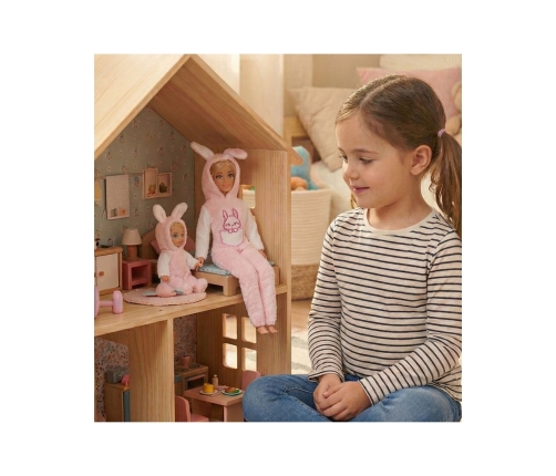 WOOPIE ROYAL Lalki Kombinezony Różowe Króliczki Zestaw 2szt.