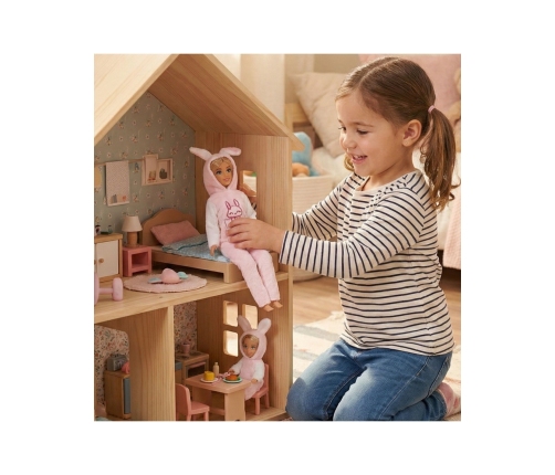 WOOPIE ROYAL Lalki Kombinezony Różowe Króliczki Zestaw 2szt.