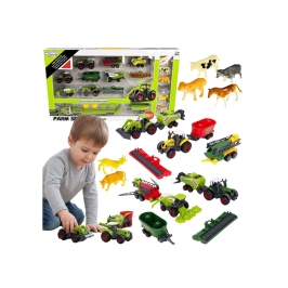 WOOPIE Zestaw Traktorów i Maszyn Rolniczych z Zwierzętami WOOPIE Zestaw Traktorów i Maszyn Rolniczych z Zwierzętami