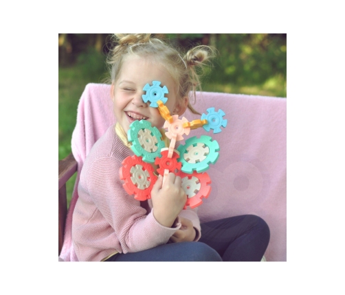 WOOPIE Klocki Konstrukcyjne Wafle Jeżyki w Tubie 206 el.