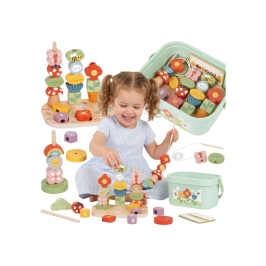 TOOKY TOY Box Edukacyjny 5 w1 Magiczny Ogród Montessori TOOKY TOY Box Edukacyjny 5 w1 Magiczny Ogród Montessori