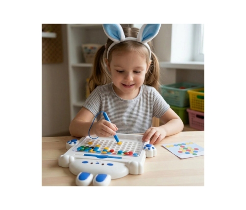 WOOPIE Tablica Magnetyczna dla Dzieci Montessori MagPad Królik