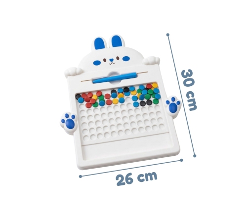 WOOPIE Tablica Magnetyczna dla Dzieci Montessori MagPad Królik