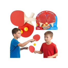WOOPIE Paletki Rakietki Do Ping Pong Tenisa Stołowego Zestaw + 3 Piłeczki WOOPIE Paletki Rakietki Do Ping Pong Tenisa Stołowego Zestaw + 3 Piłeczki