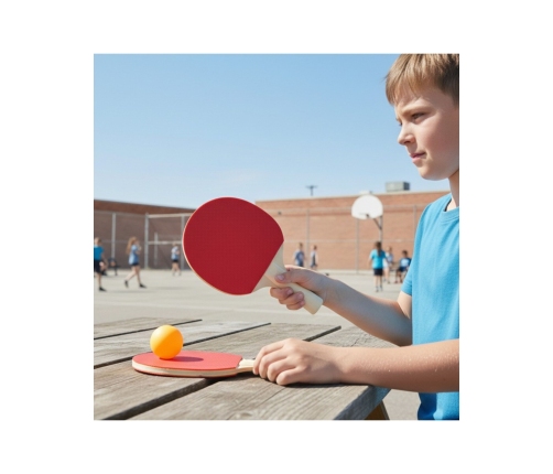 WOOPIE Paletki Rakietki Do Ping Pong Tenisa Stołowego Zestaw + 3 Piłeczki