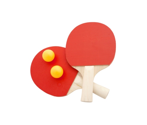 WOOPIE Paletki Rakietki Do Ping Pong Tenisa Stołowego Zestaw + 3 Piłeczki