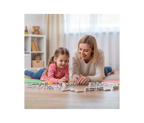 WOOPIE Domino Klasyczna Gra Logiczna 28 Kostek