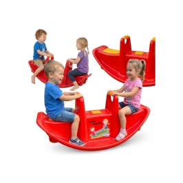 WOOPIE Bujak Wieloosobowy STAR Huśtawka Równoważna Czerwony