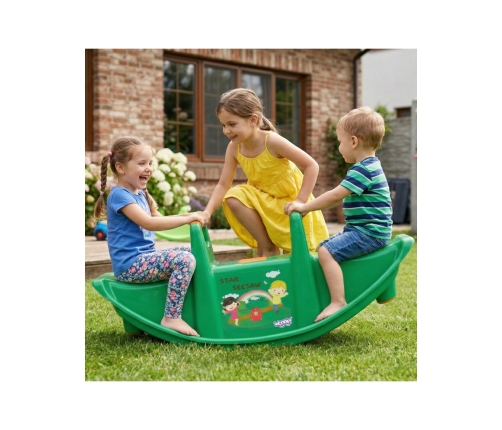 WOOPIE Bujak Wieloosobowy STAR Huśtawka Równoważna Zielona